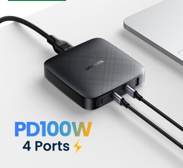 UGREEN PD Charger 100W USB Type C PD Fast Charger with Quick Charge 4.0 3.0 USB
